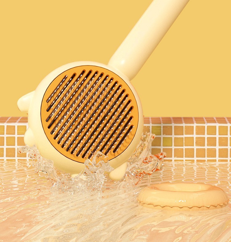 Brosse de Toilettage pour Chats – Peigne Magique Anti-Poils avec Massage Doux – Outil de Nettoyage et Démêlant Professionnel