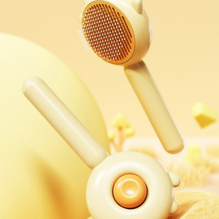 Brosse de Toilettage pour Chats – Peigne Magique Anti-Poils avec Massage Doux – Outil de Nettoyage et Démêlant Professionnel