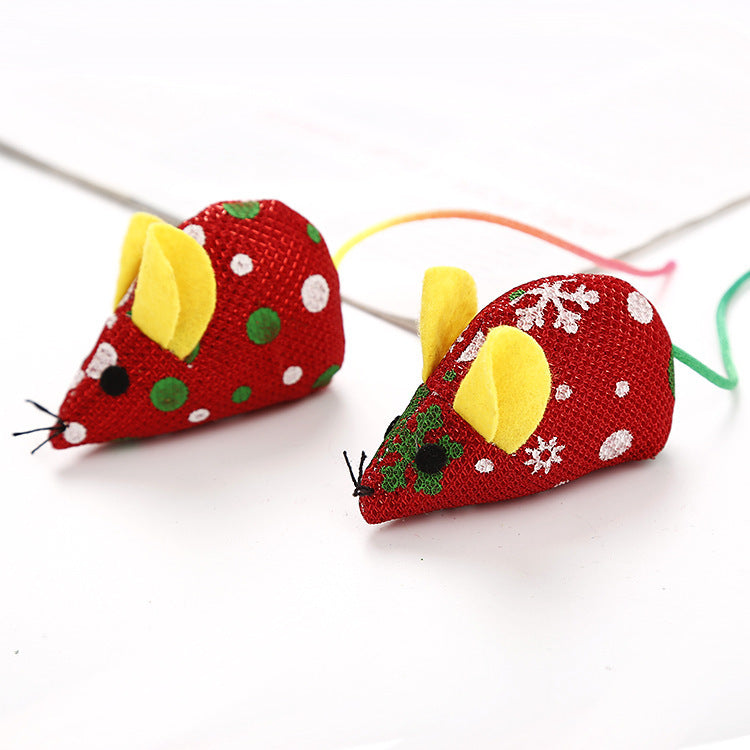 Jouet Souris de Noël pour Chat
