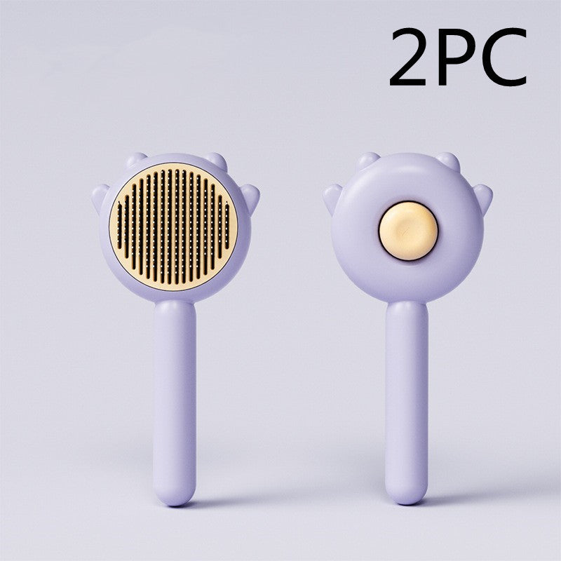 Brosse de Toilettage pour Chats – Peigne Magique Anti-Poils avec Massage Doux – Outil de Nettoyage et Démêlant Professionnel
