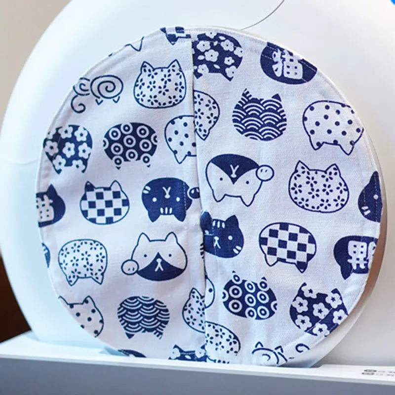 rideau anti odeur avec dessin chats