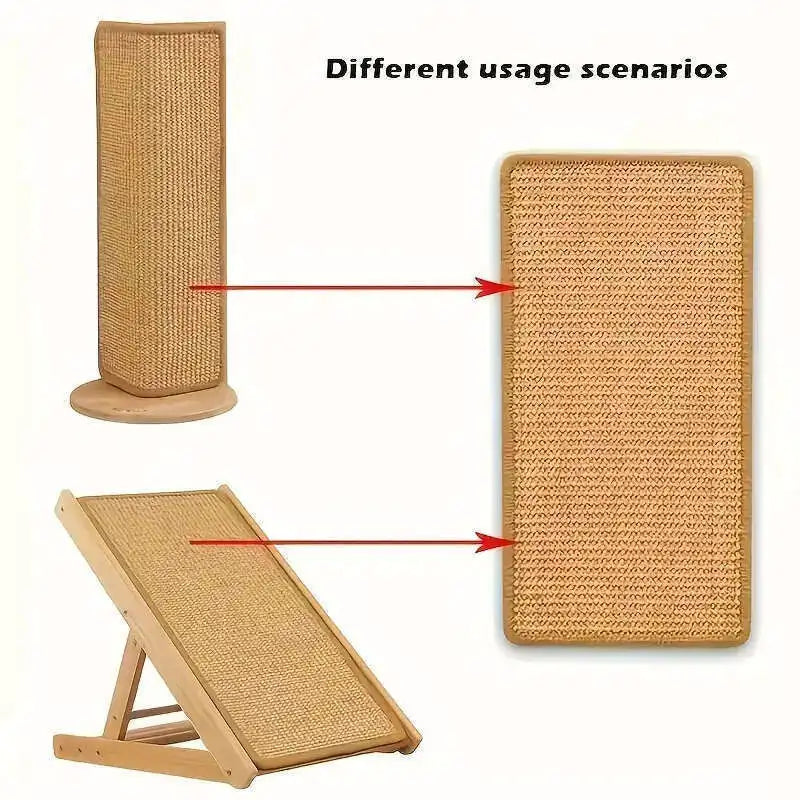 Griffoir en corde de chanvre – Tapis grattoir naturel pour chat