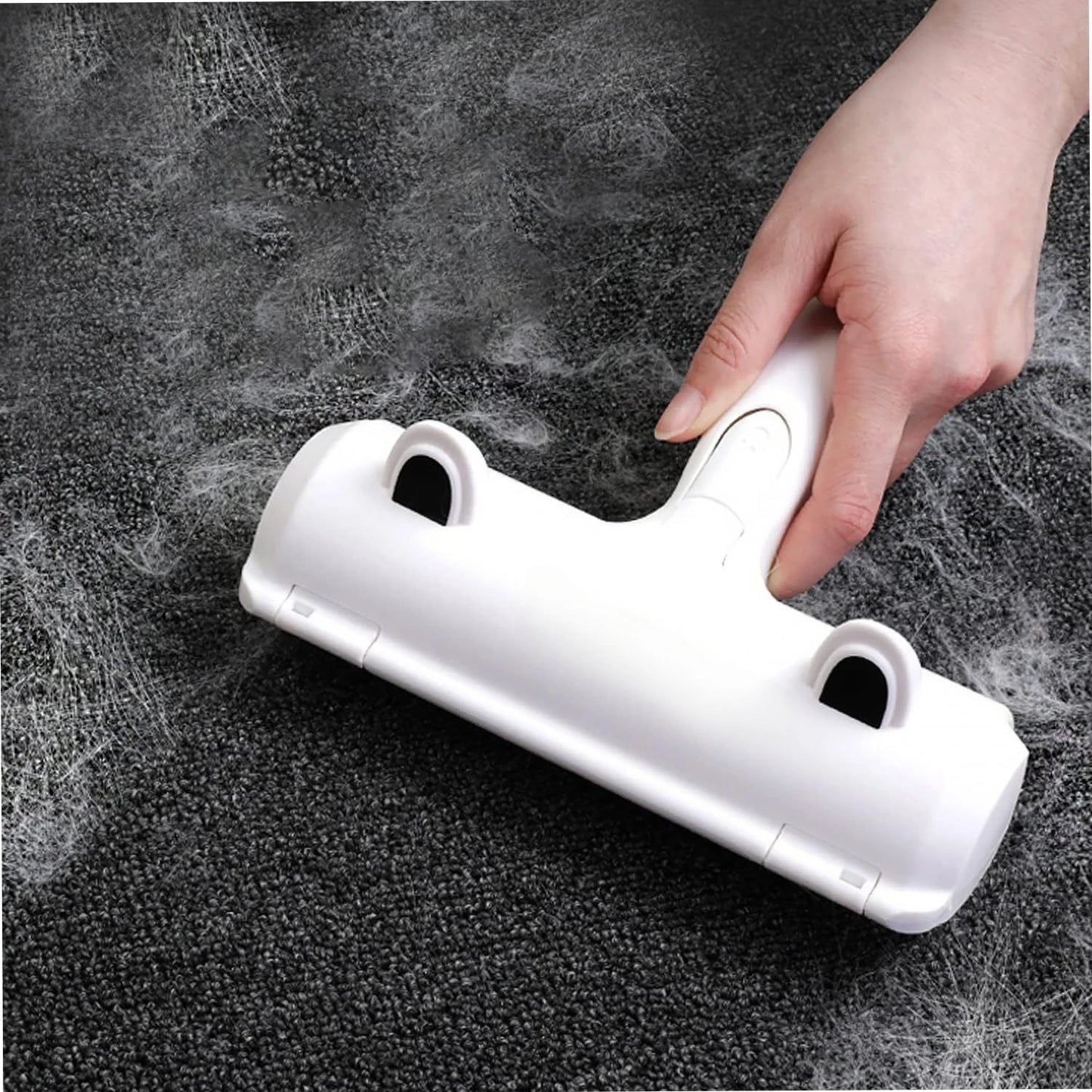 Brosse Anti-Poils Réutilisable pour Chat & Chien – Rouleau Nettoyant Push-Pull