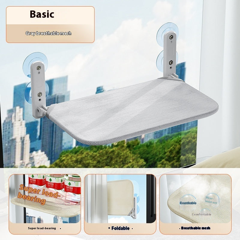 Chat dans hamac à ventouse pour balcon