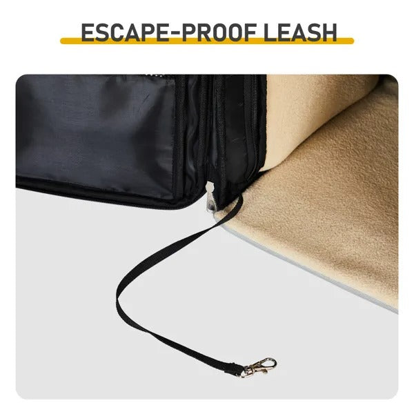 Sac à Dos de Transport pour Chat et Chien - Extensible avec Mesh Respirant