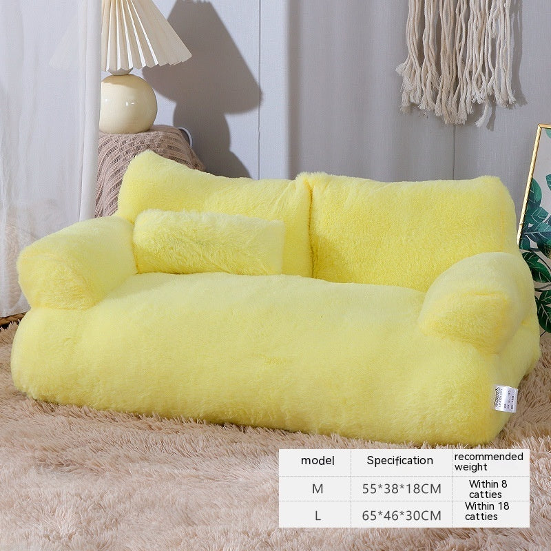 🎄 Lit de Luxe pour Chat et Chien – Cadeau de Noël Parfait – Nid Chaud en Peluche