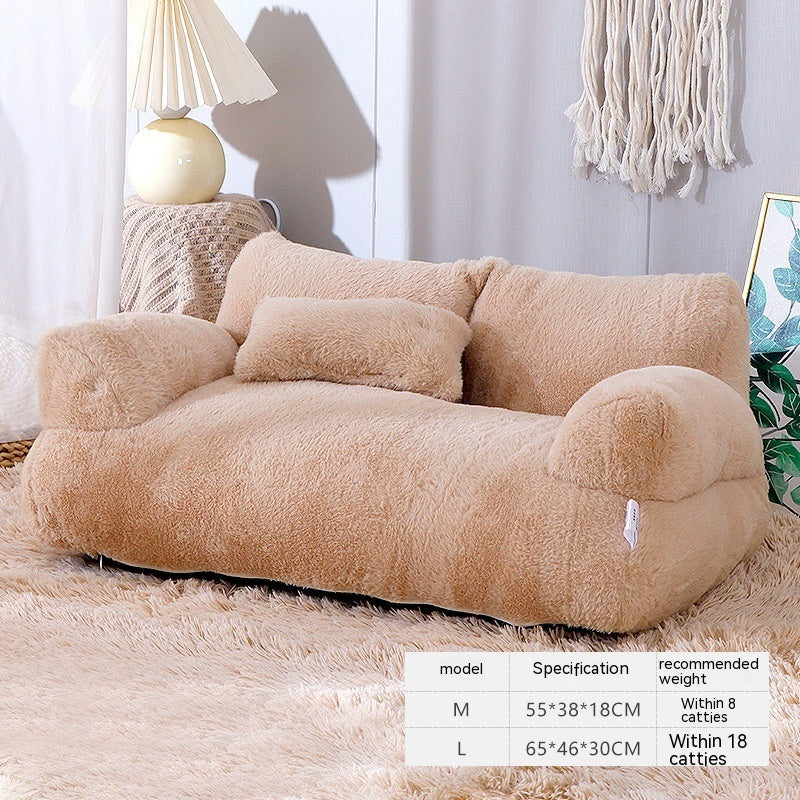 🎄 Lit de Luxe pour Chat et Chien – Cadeau de Noël Parfait – Nid Chaud en Peluche