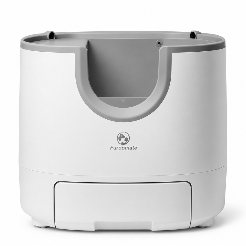 Litière autonettoyante ouverte XL multi-chats