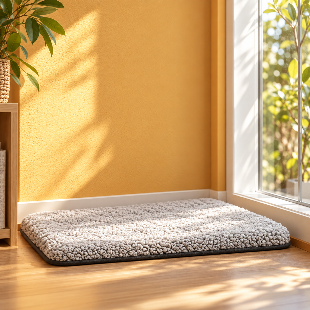 Tapis thermique lavable pour chat et chien