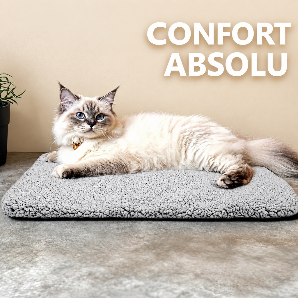 Tapis thermique lavable pour chat et chien