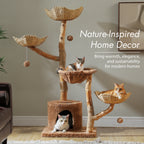 Multi-Level Cat Tree with Scratching Posts & Sleeping Areas