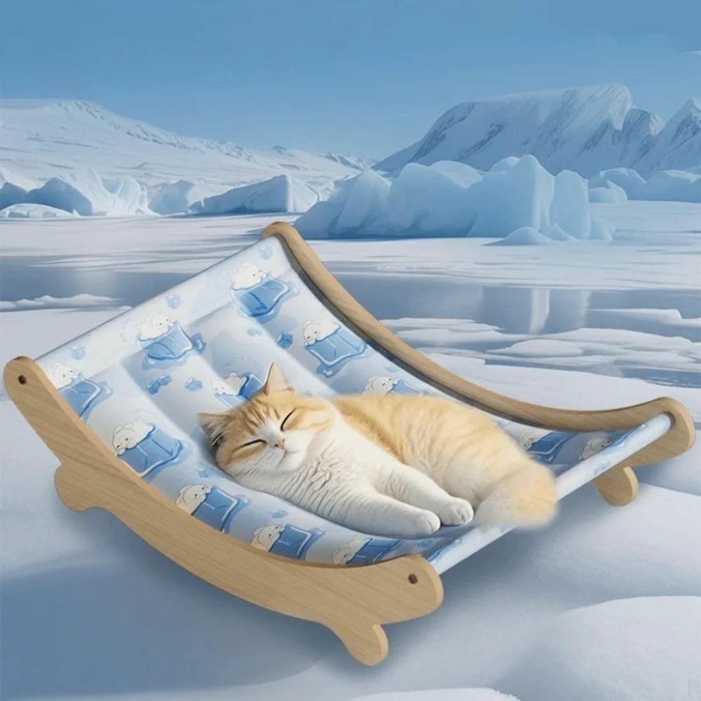 Transat rafraîchissant pour chat – Housse détachable