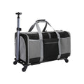 Sac de Transport Chariot XL pour Chat et Chien – Pliable, Roulettes Amovibles