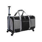 Sac de Transport Chariot XL pour Chat et Chien – Pliable, Roulettes Amovibles