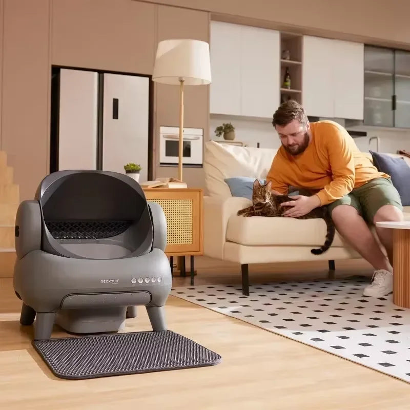 Litière Automatique Autonettoyante Neakasa M1 — Open-Top, Contrôle App, Ultra-Silencieuse