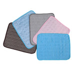 Lot de tapis rafraîchissants pour chat et chien, bleu, gris et rose, relief en bulles