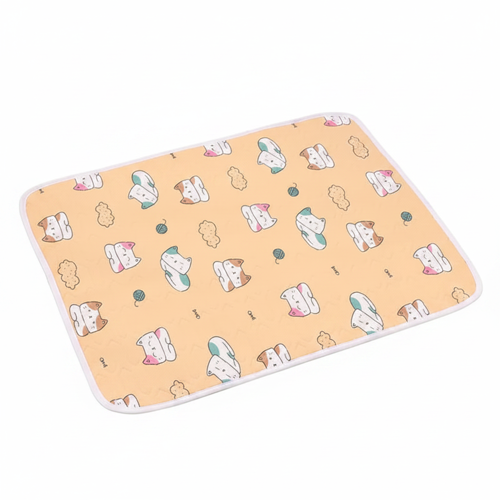 Coussin Rafraîchissant Été Ice Silk & Latex pour Chat & Chien – Antidérapant
