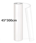Rouleau de ruban protège-meubles transparent PVC, format 45×300 cm