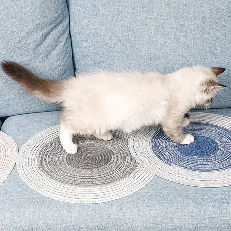 Tapis Griffoir pour Chat – Protection Canapé en Coton Ramie