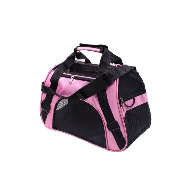 Sac de Transport Chat & Chien – Nylon Respirant Pliable S/M/L