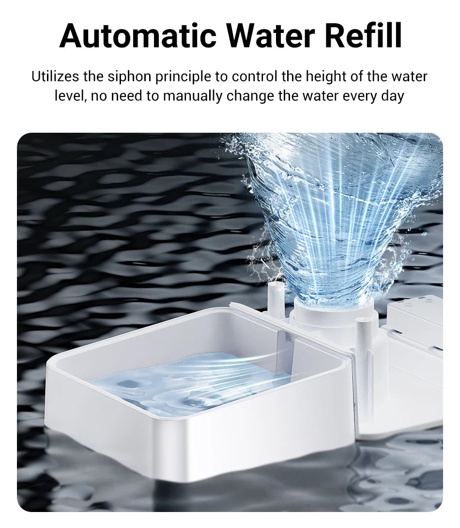 Distributeur automatique 2-en-1 WiFi 8,5 L – Eau et croquettes