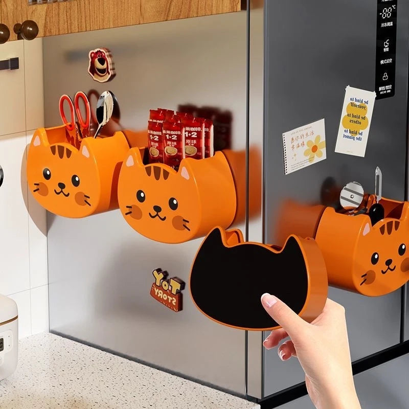 Kawaii Cat Magnetic Storage Box
