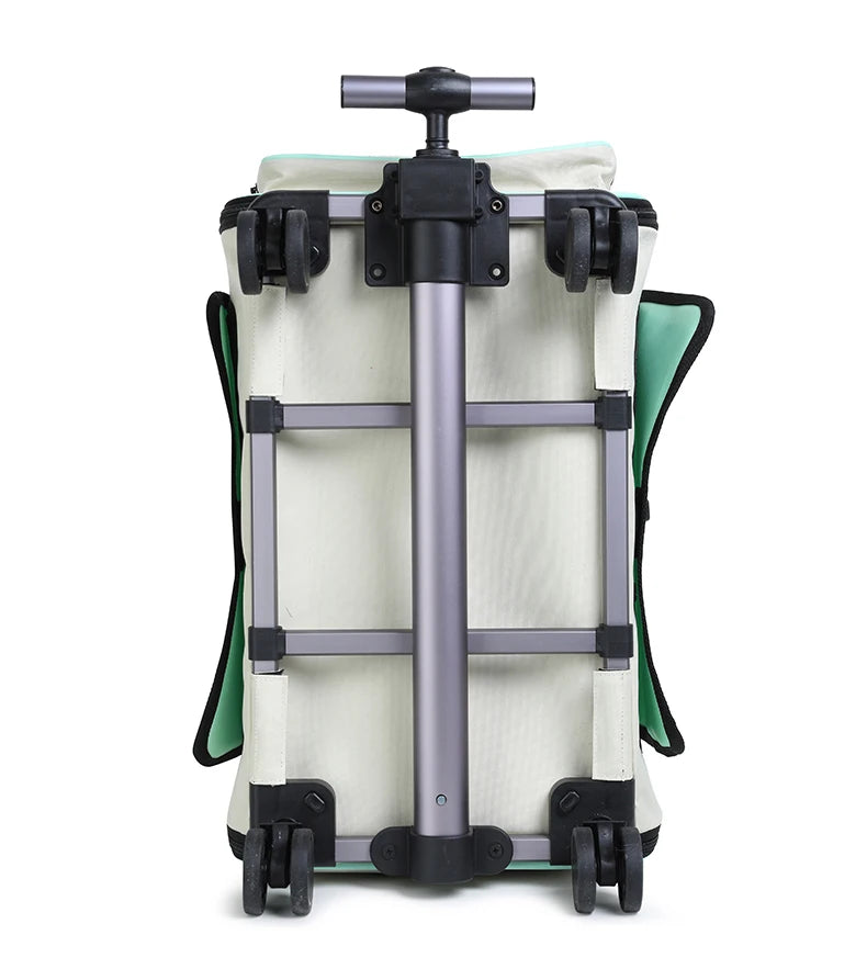 Sac de Transport à Roulettes pour Chat et Chien — Grande Capacité, Pliable, Cabine de Voyage