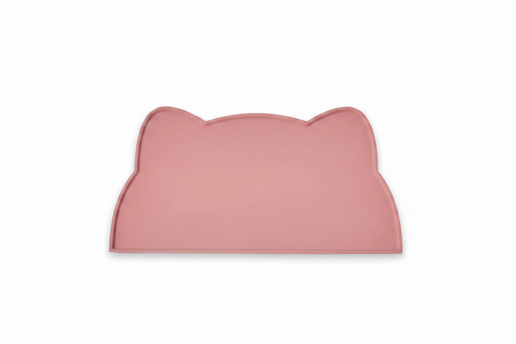 Tapis de repas silicone chat & chien - Bords relevés waterproof