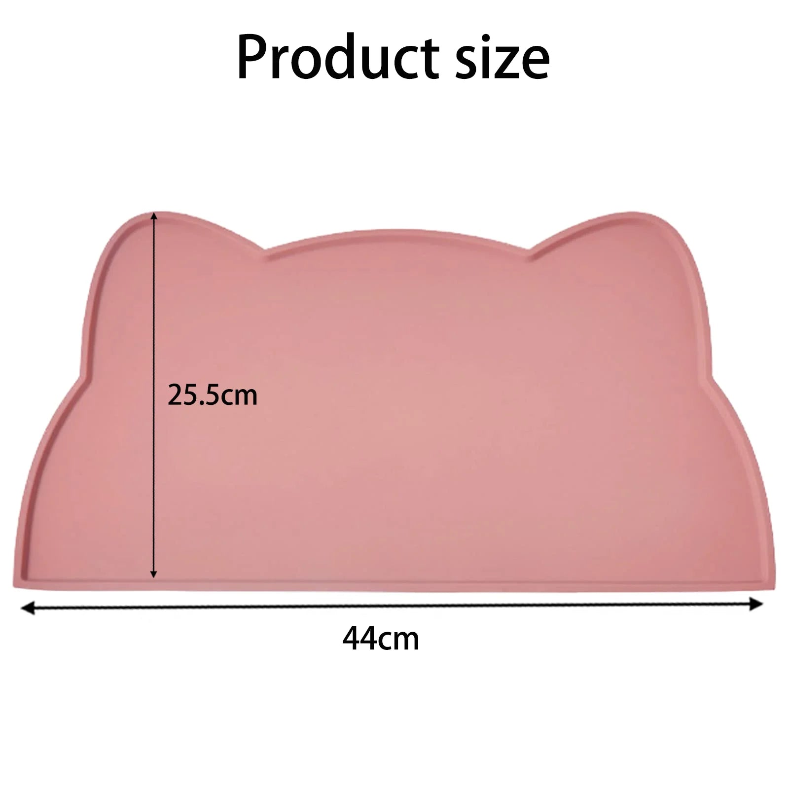 Tapis de repas silicone chat & chien - Bords relevés waterproof