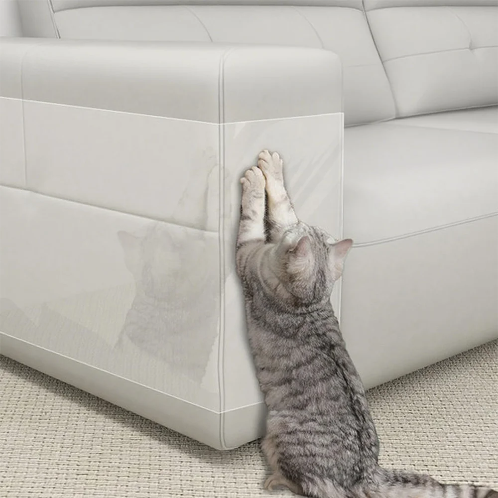 Cat Scratch Furniture Protector Tape - Self-Adhesive Transparent PVC