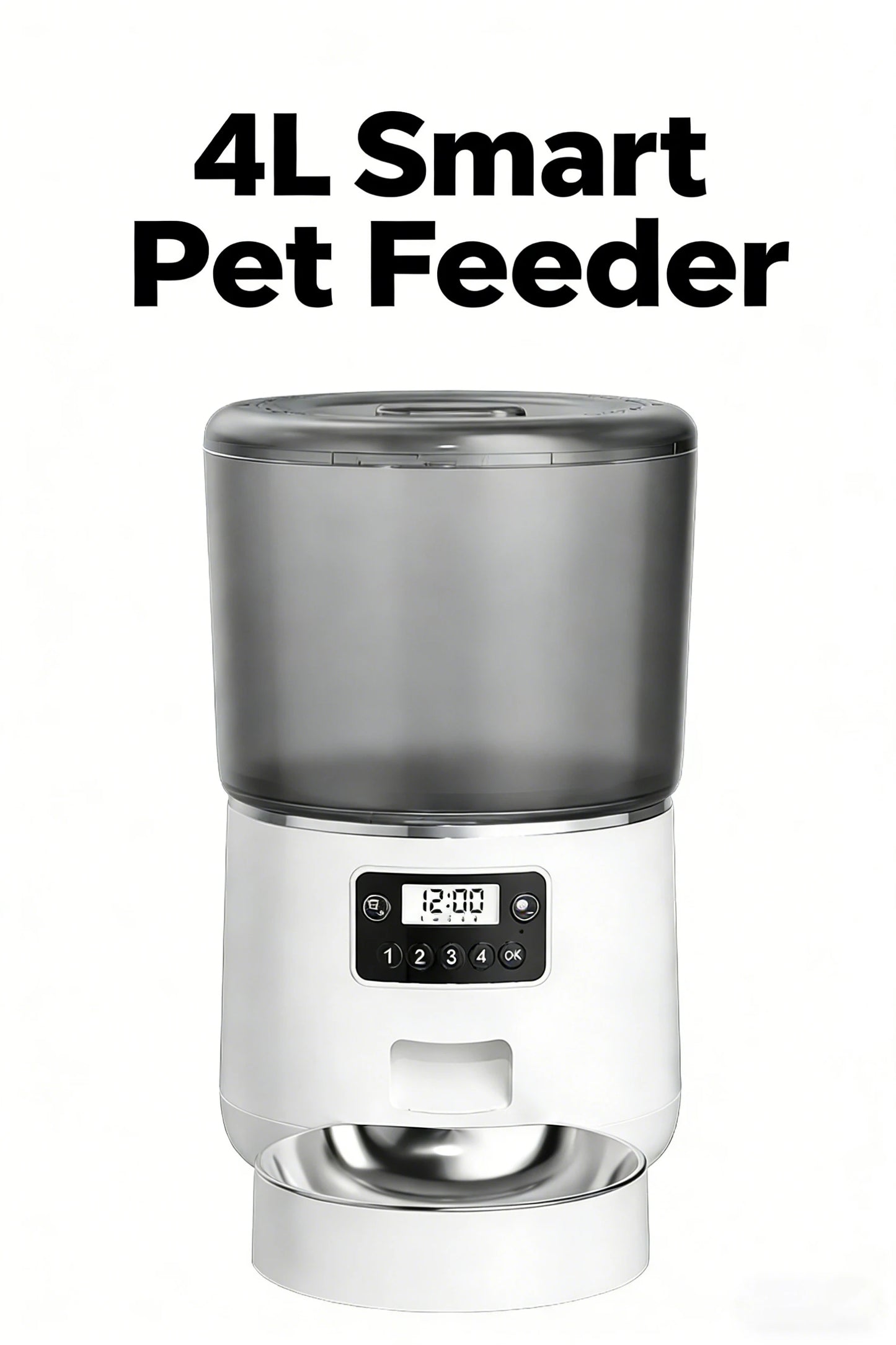 4L Automatic Pet Food Dispenser – Cat & Dog | Cat Luna