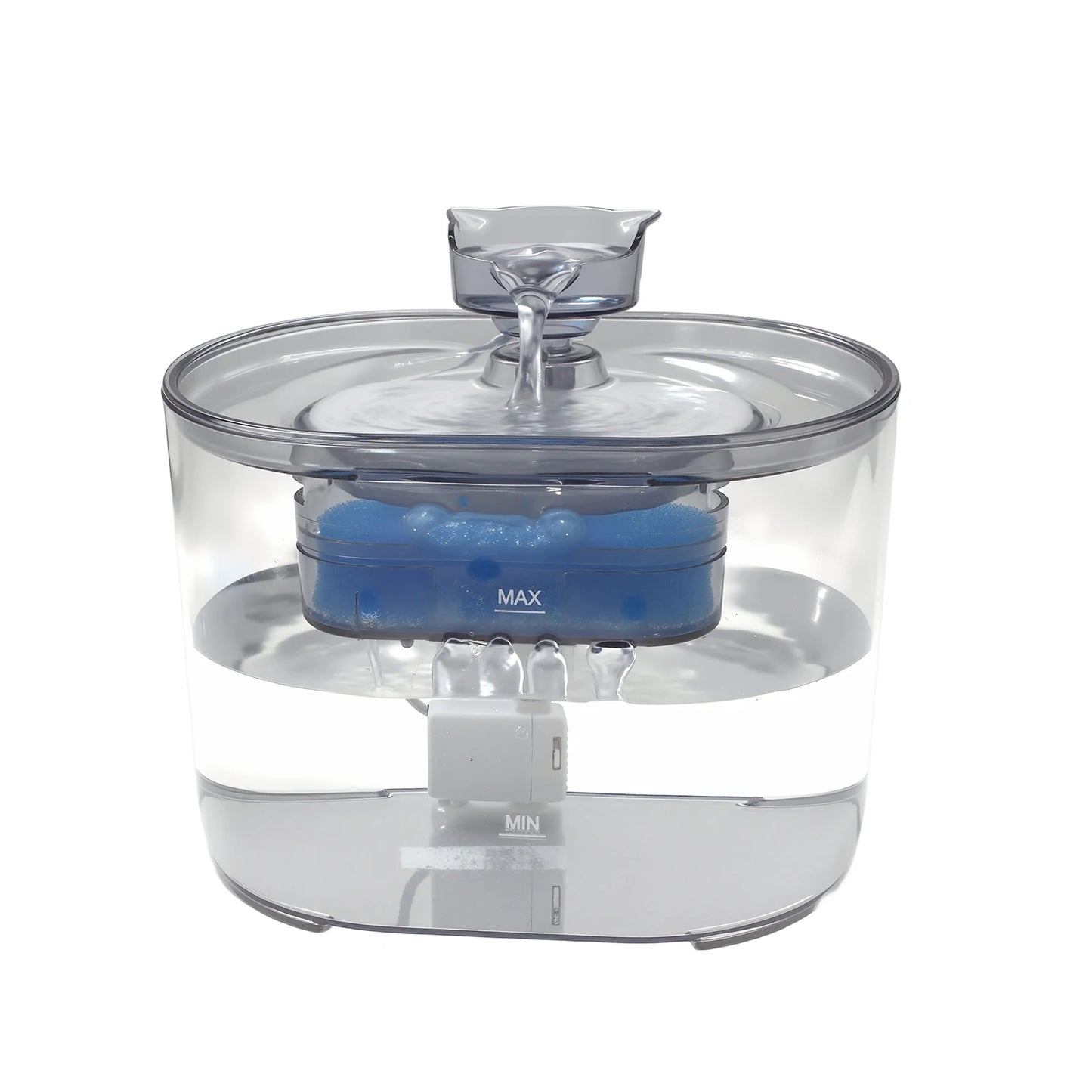 Silent 2.2L Cat Water Fountain – USB, Filtering & Automatic | Cat Luna