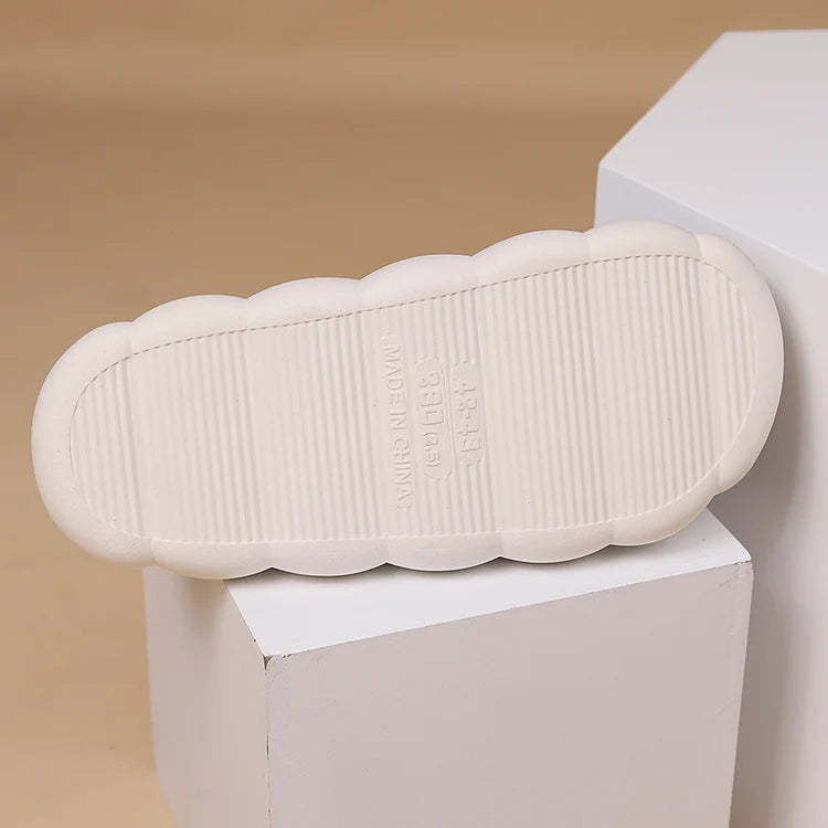 Chaussons Chat Mignon Femme — Pantoufles Plates Brodées Légères Été