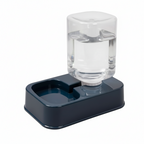 Fontaine pour animaux noire avec réservoir transparent
