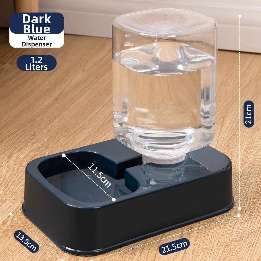 Distributeur Automatique de Nourriture pour Chat & Chien — 1,5L + Fontaine 1,2L