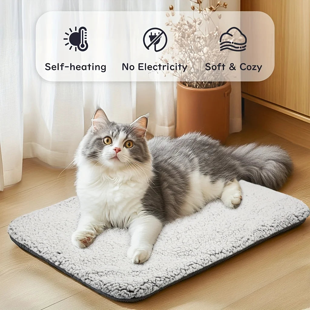 Tapis thermique lavable pour chat et chien