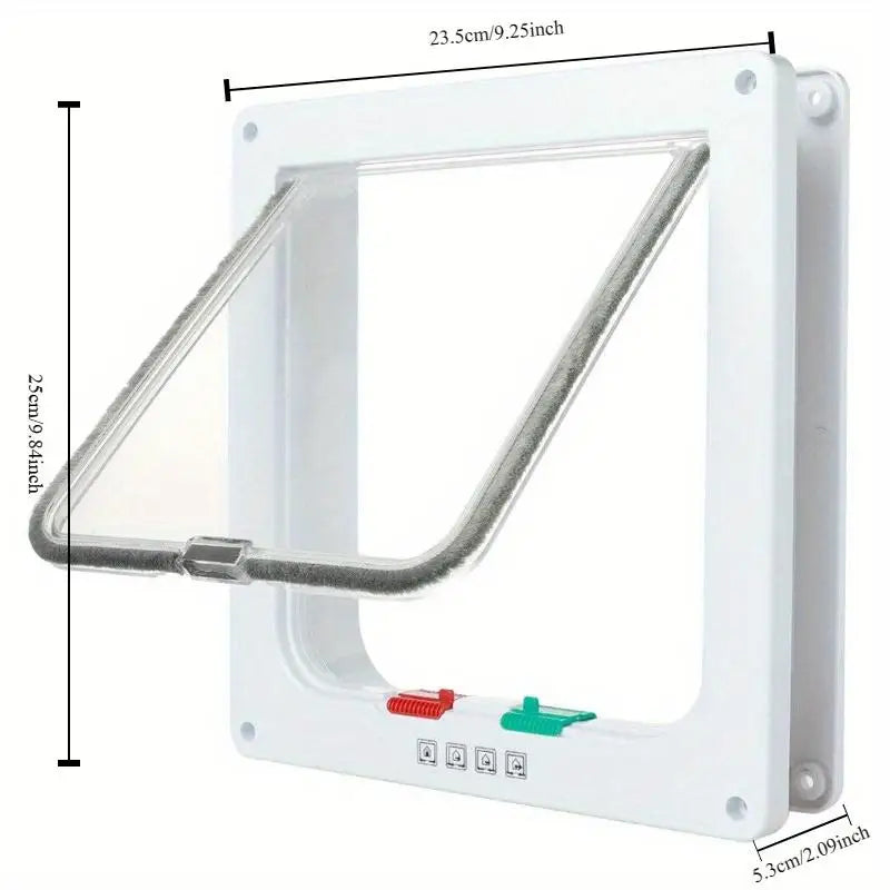 Two-way swinging pet flap – Cat and dog door S/M/L