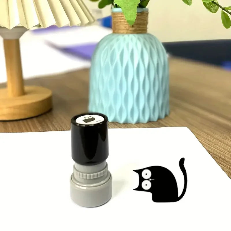 Tampon Chat Noir - Scrapbooking & Décoration Créative