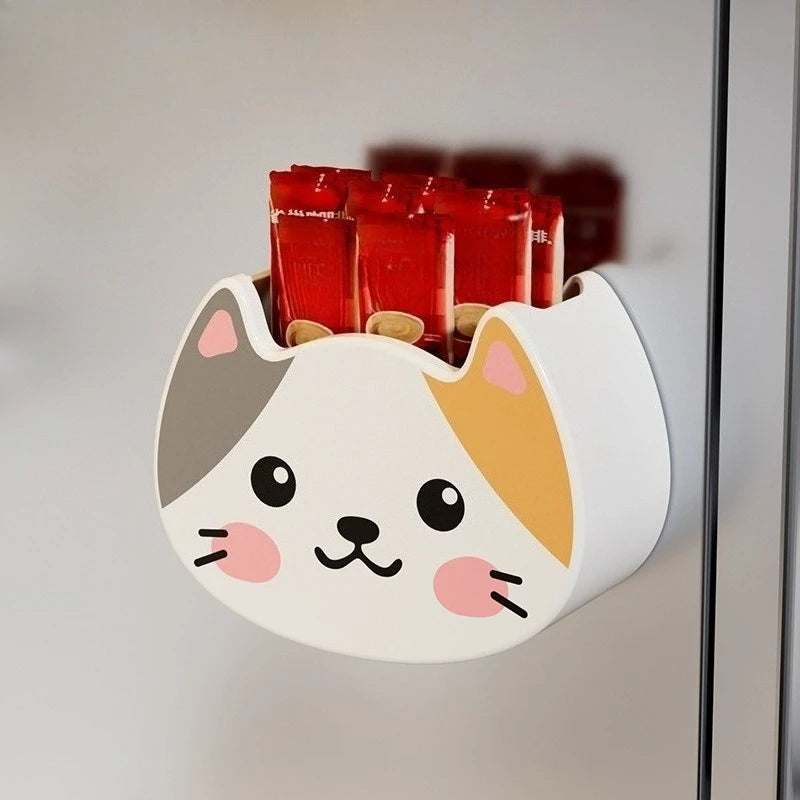 Kawaii Cat Magnetic Storage Box