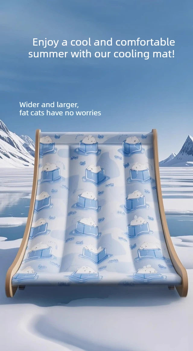 Tapis Rafraîchissant & Hamac pour Chat — Confort Été