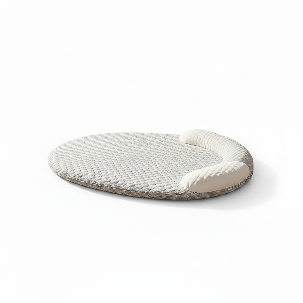 Tapis Rafraîchissant Chat & Chien – Mousse Mémoire & Coussin Cervical