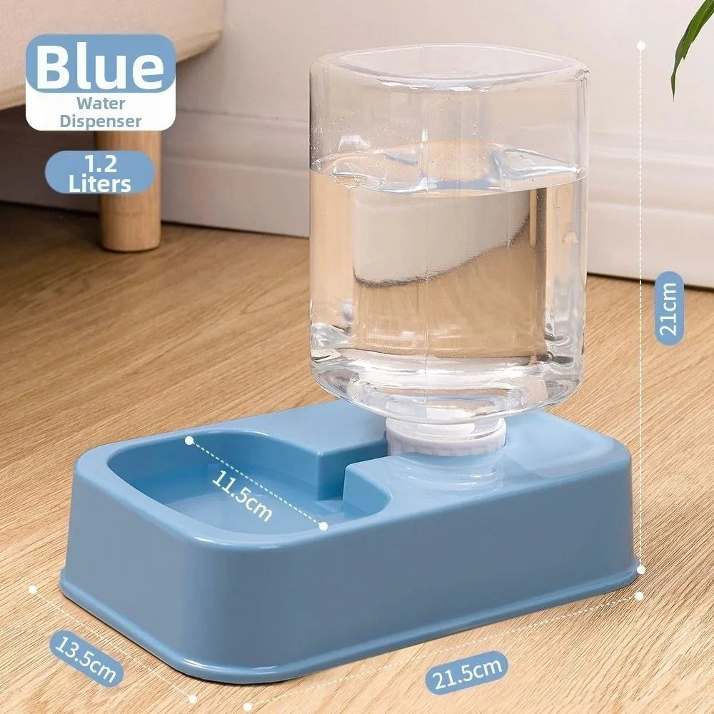 Distributeur Automatique de Nourriture pour Chat & Chien — 1,5L + Fontaine 1,2L
