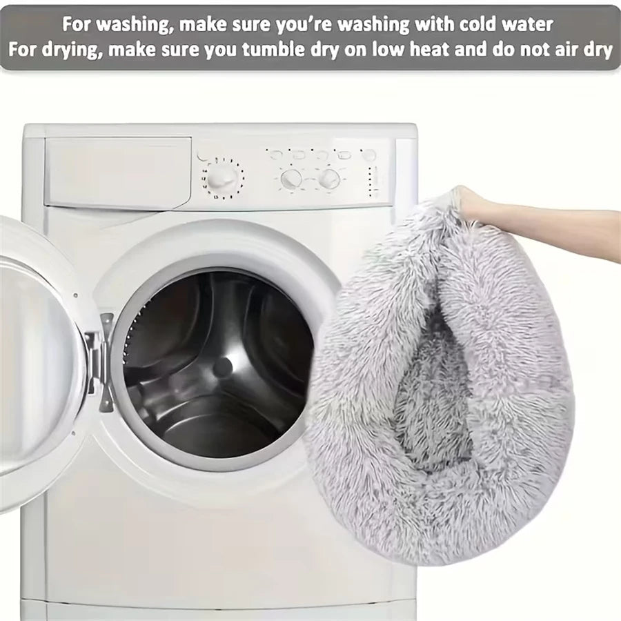 Panier chat lavable en machine - fond antidérapant