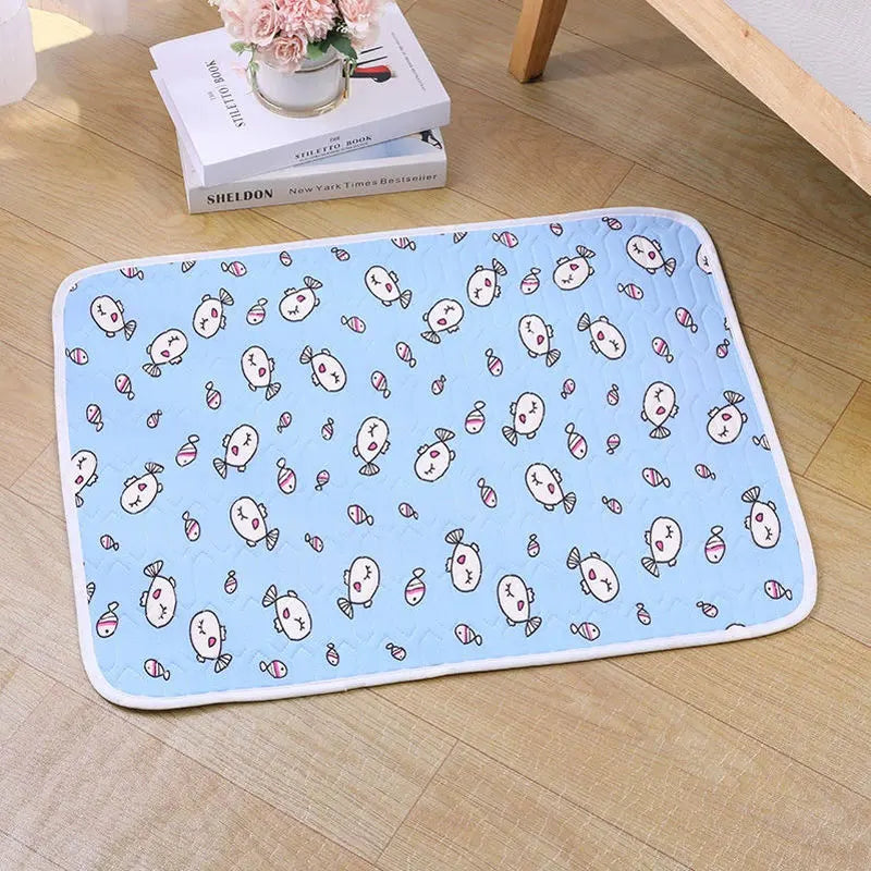 Coussin Rafraîchissant Été Ice Silk & Latex pour Chat & Chien – Antidérapant
