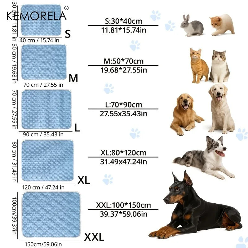 Tapis Rafraîchissant pour Chien – Fibre Glacée, Toutes Tailles
