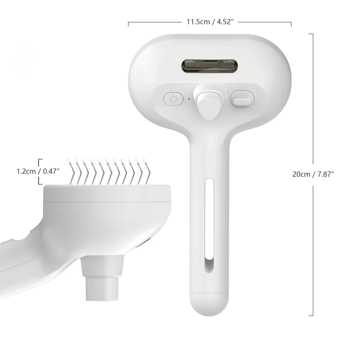 Brosse Vapeur Démêlante 3-en-1 pour Chat & Chien