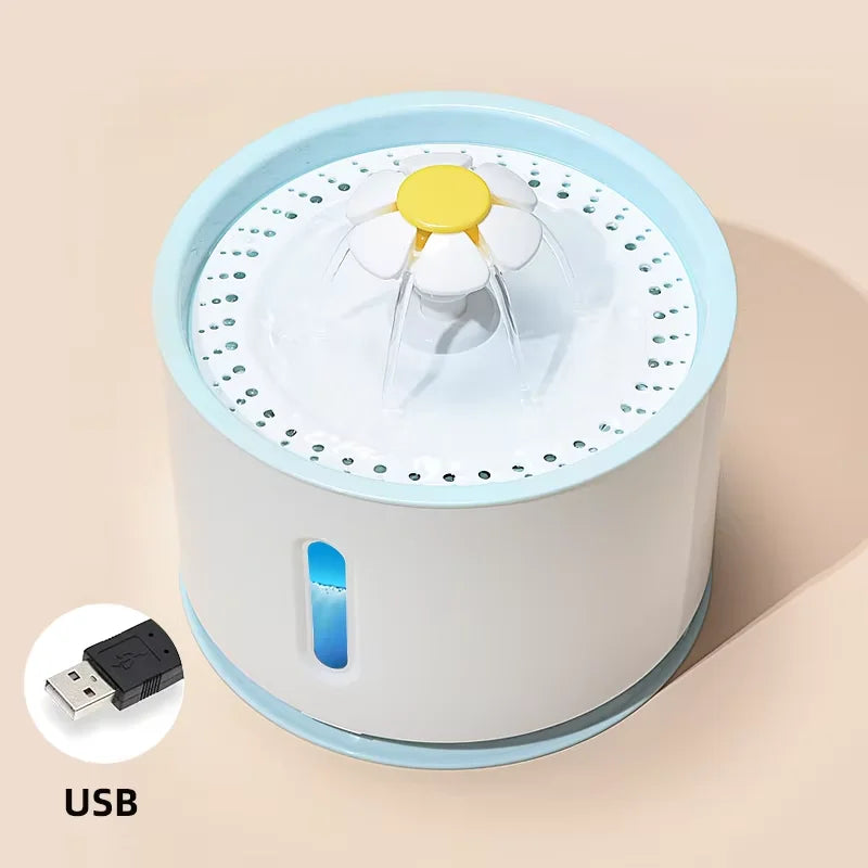 Fontaine à Eau Automatique en Inox pour Chat - Distributeur Intelligent avec Filtre