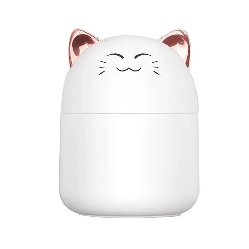 Humidificateur USB mini chat design kawaii 250ml – brume silencieuse Cat Luna