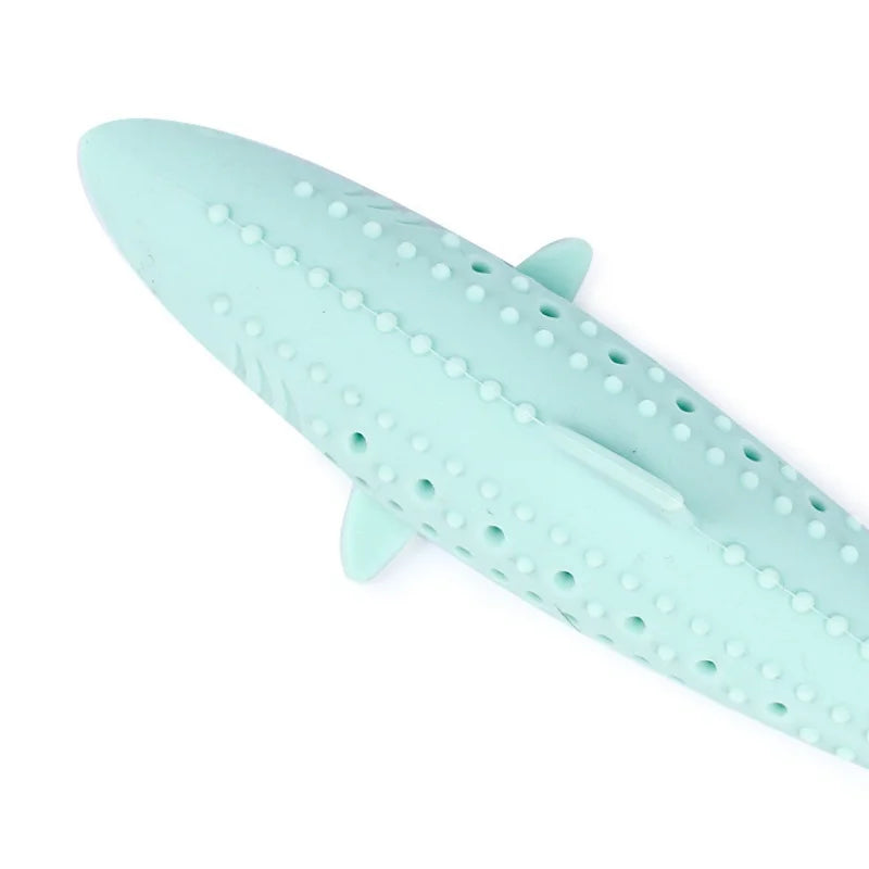 Jouet requin à mâcher pour chat