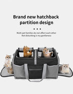 Sac de Transport Chariot XL pour Chat et Chien – Pliable, Roulettes Amovibles